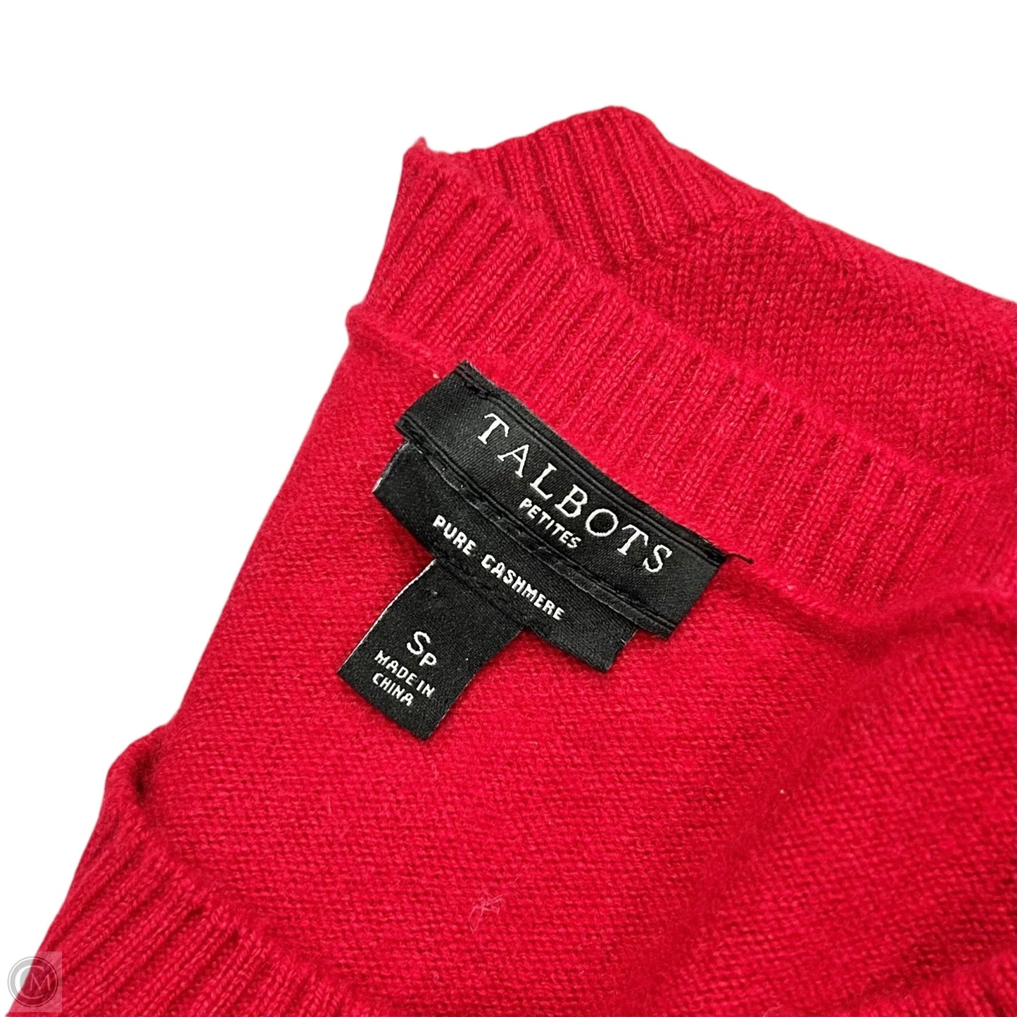 Sweater Cashmere By Talbots In Red, Size: Sp