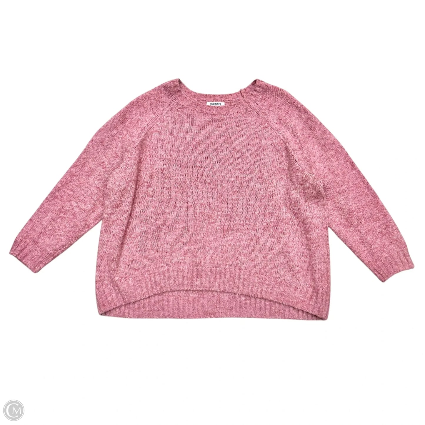 Sweater By Old Navy In Pink, Size: 2x