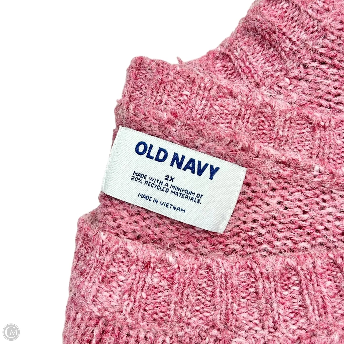 Sweater By Old Navy In Pink, Size: 2x