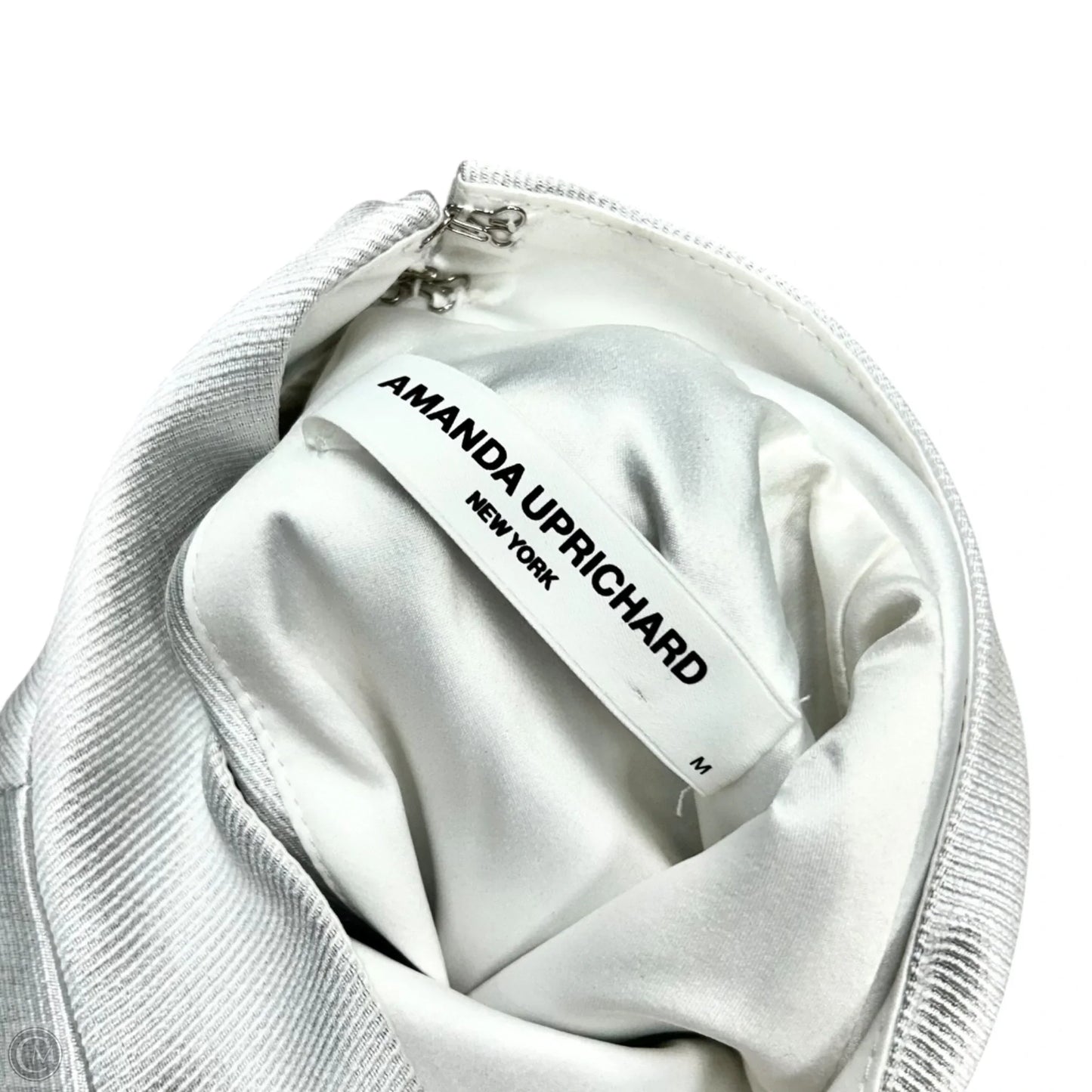 Dress Casual Short By Amanda Uprichard In Silver, Size: M