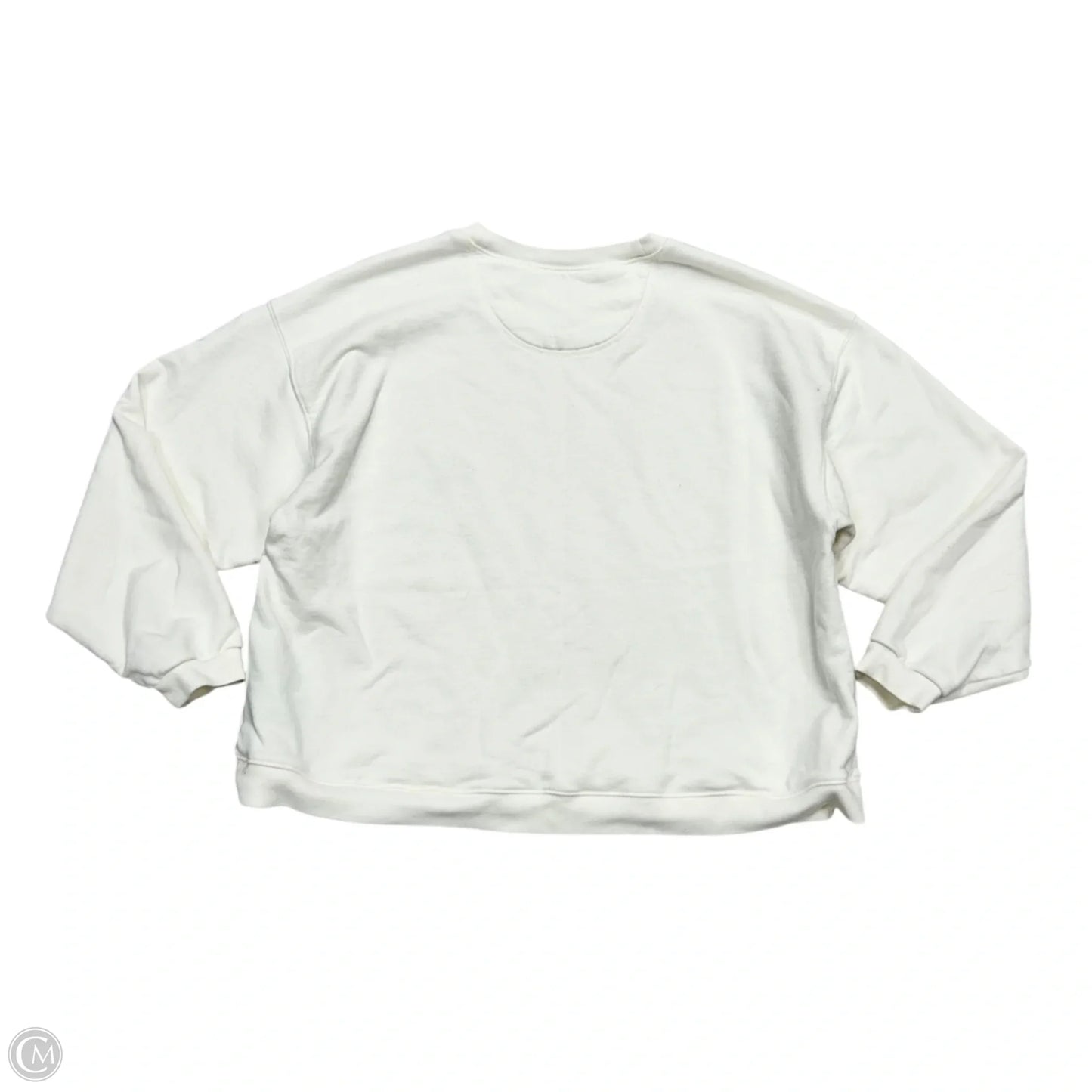 Sweatshirt Crewneck By Madewell In Black & White, Size: L