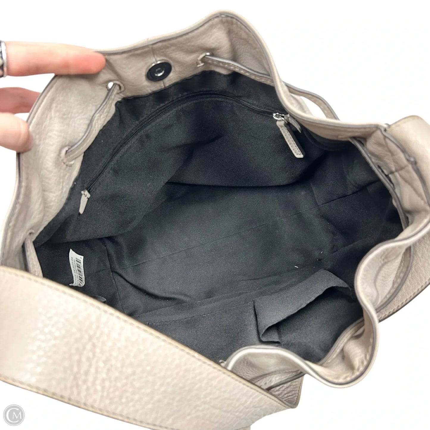 Handbag Leather By Vince Camuto, Size: Medium