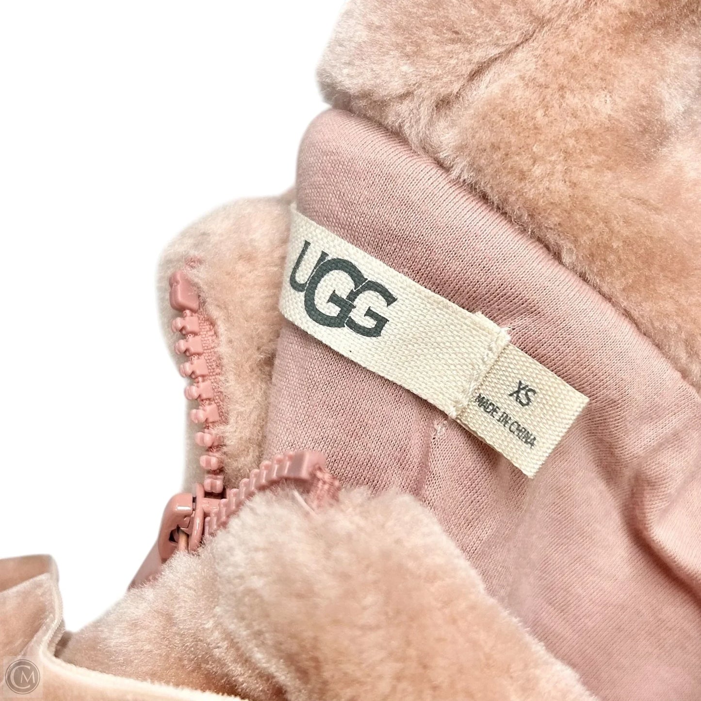 Jacket Designer By Ugg In Pink, Size: Xs