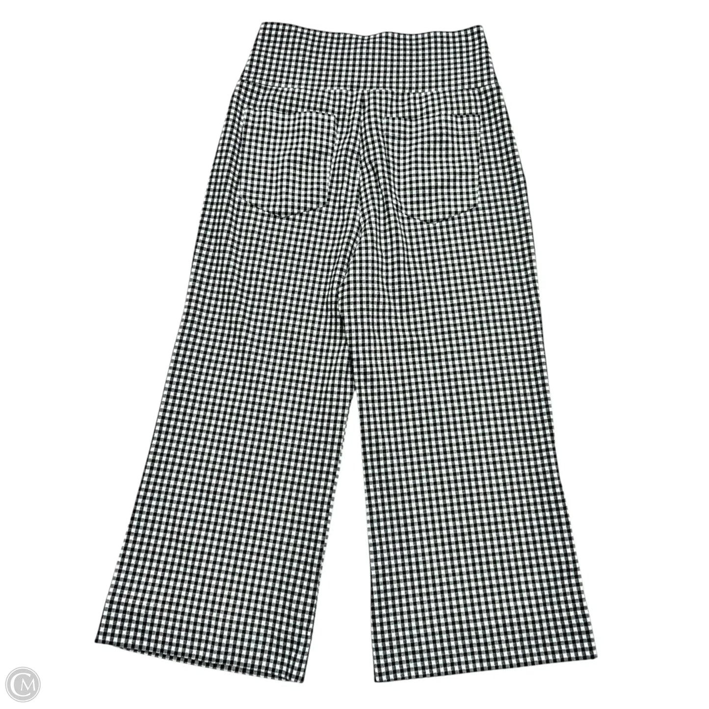 Pants Wide Leg By Cabi In Black & White, Size: M