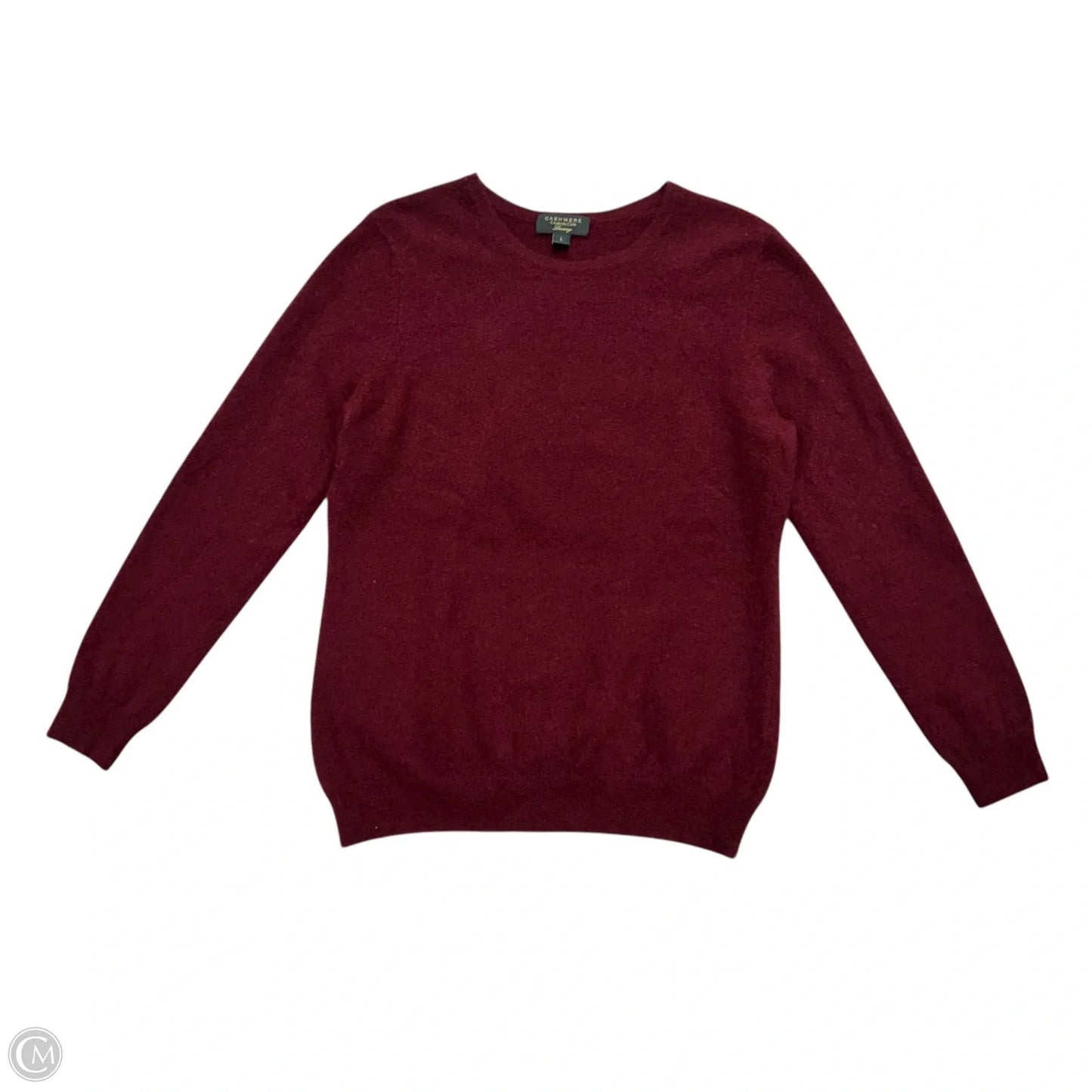Sweater Cashmere By Charter Club In Maroon, Size: L