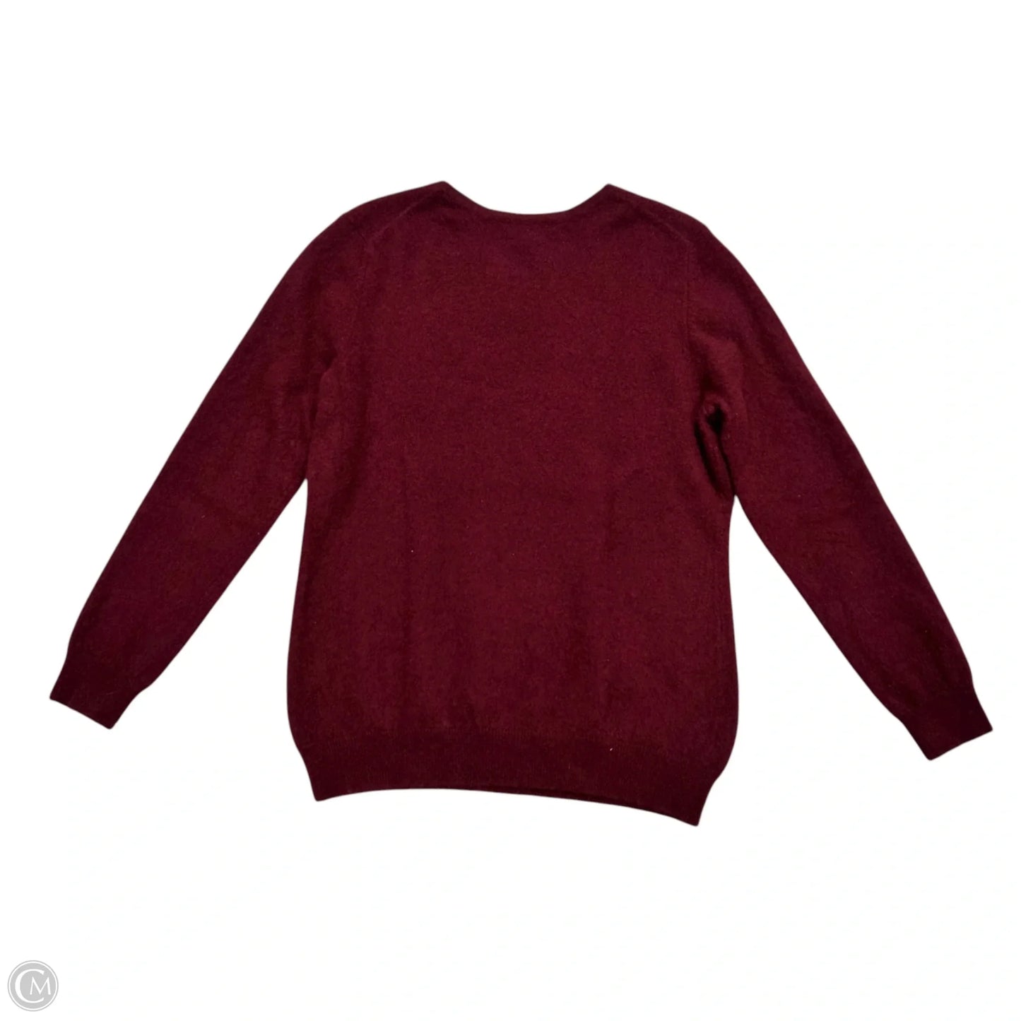 Sweater Cashmere By Charter Club In Maroon, Size: L