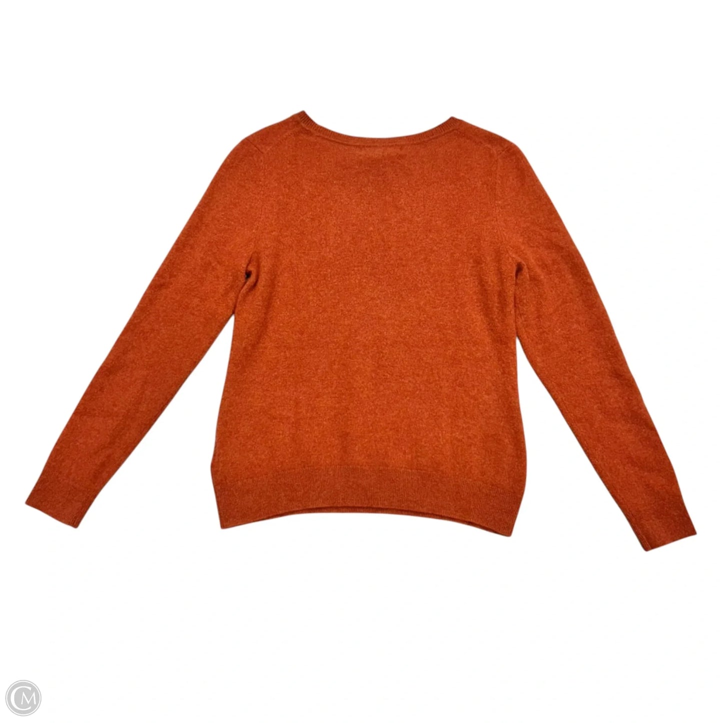 Sweater Cashmere By Tahari In Orange, Size: L