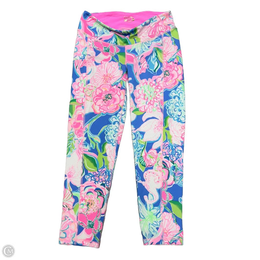 Pants Designer By Lilly Pulitzer In Blue & Pink, Size: M