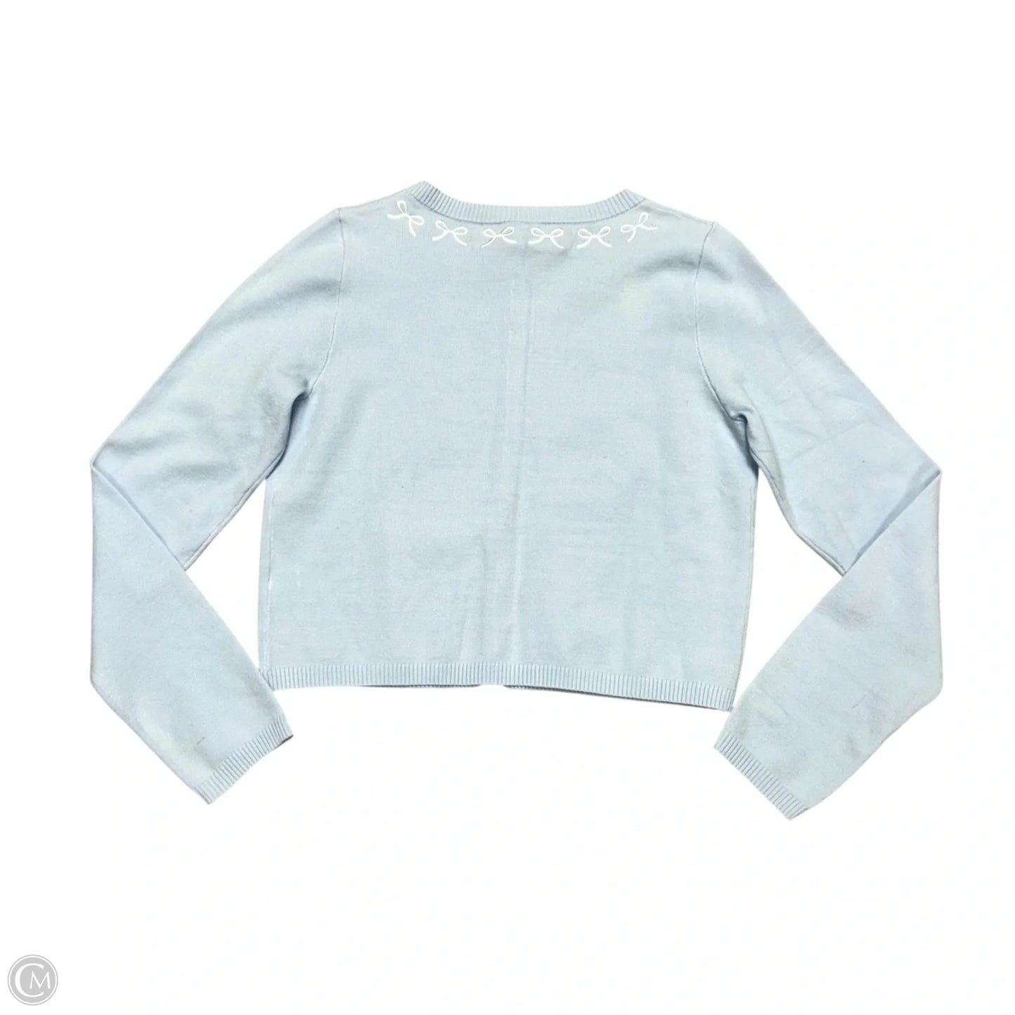 Cardigan By Pretty Garbage In Blue, Size: L