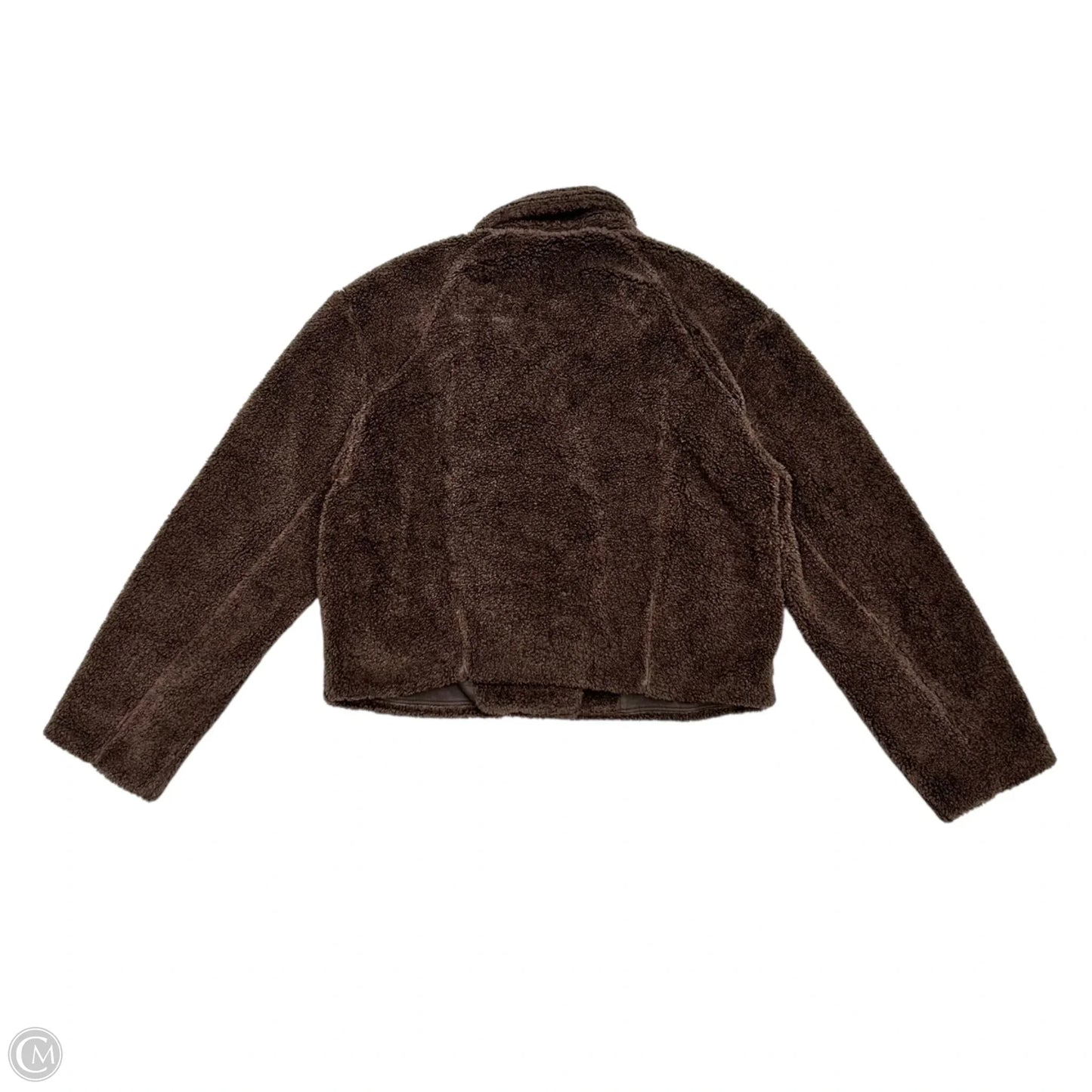 Jacket Faux Fur & Sherpa By Lululemon In Brown, Size: S