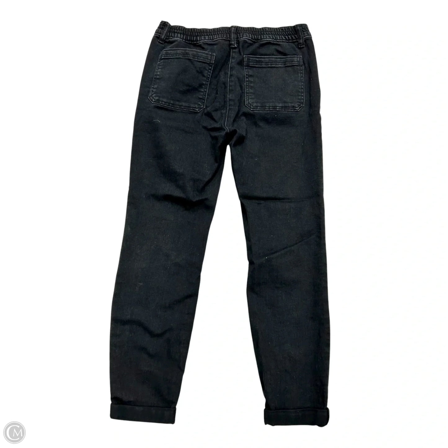 Jeans Cropped By Avec Les Filles In Black Denim, Size: 4