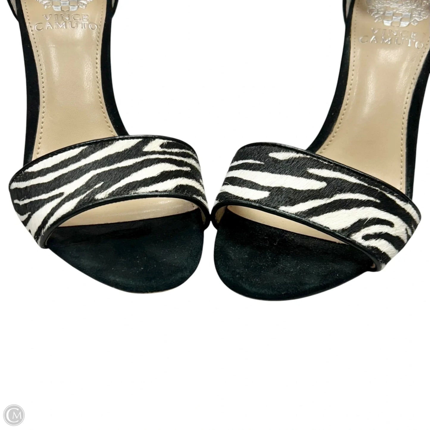 Shoes Heels Block By Vince Camuto In Black & White, Size: 7