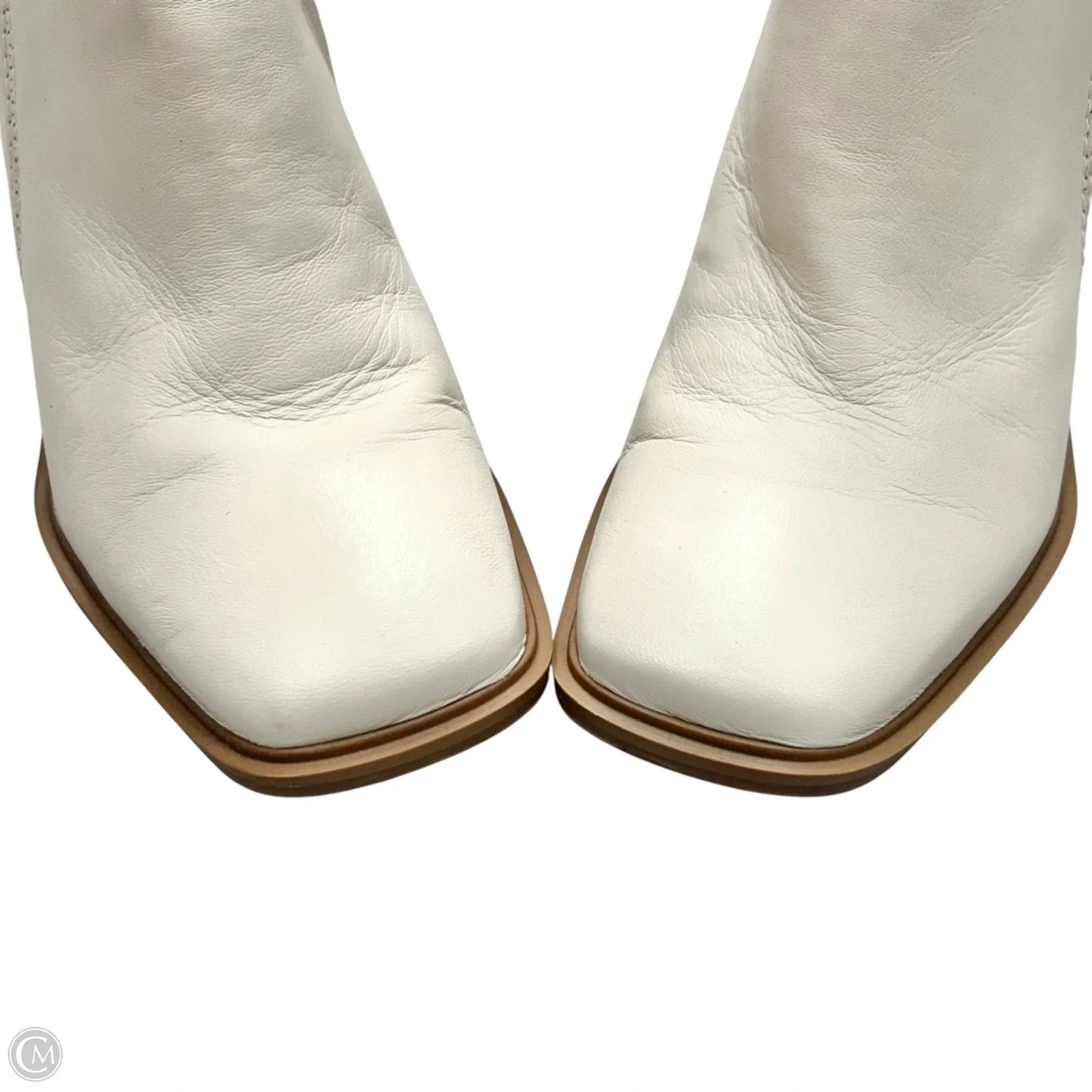 Boots Mid-calf Heels By Franco Sarto In Ivory, Size: 7