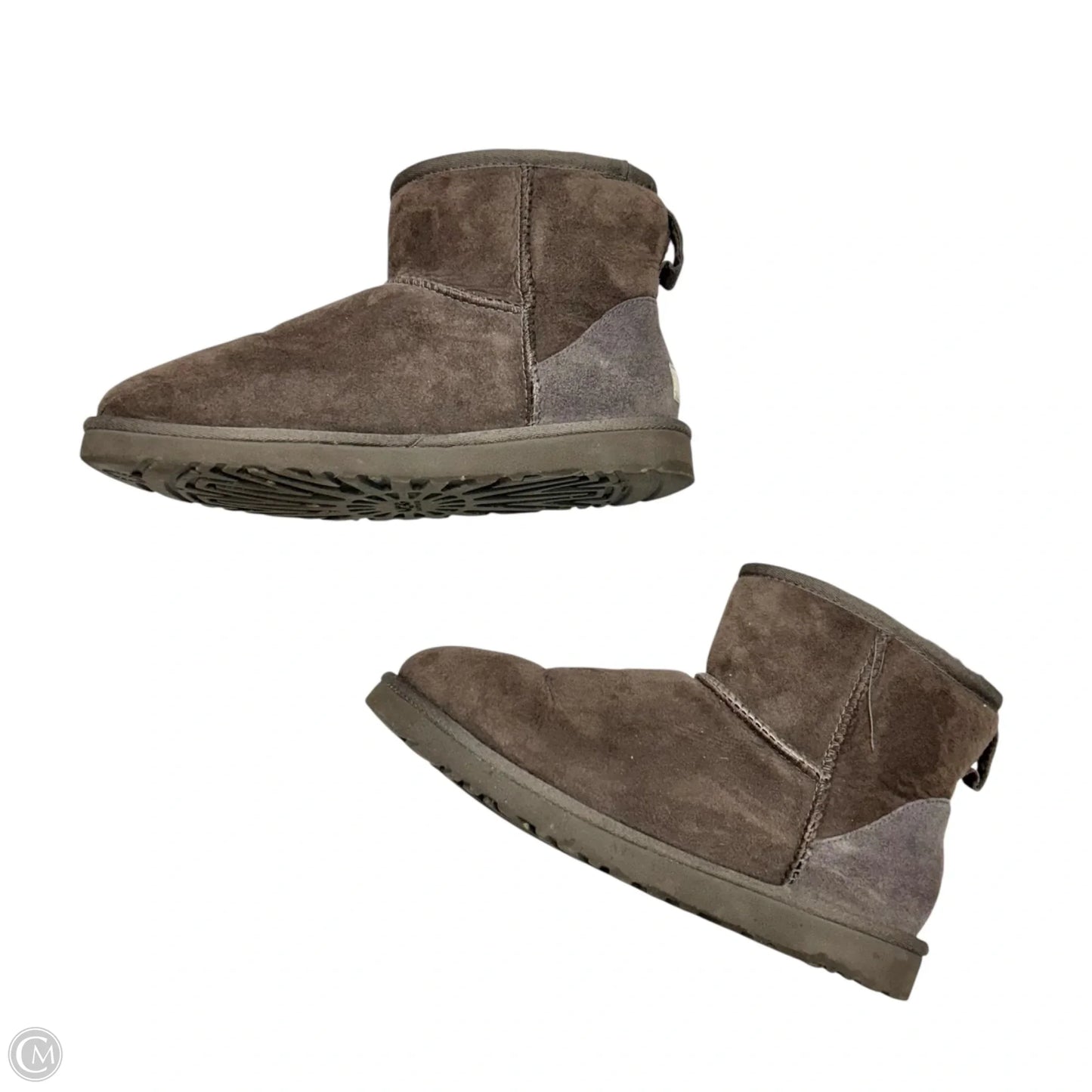 Boots Designer By Ugg In Brown, Size: 9