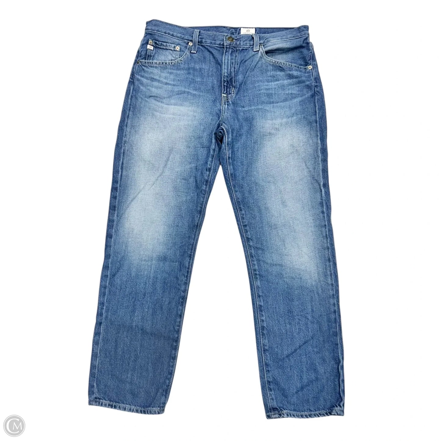 Jeans Boyfriend By Adriano Goldschmied In Blue Denim, Size: 8
