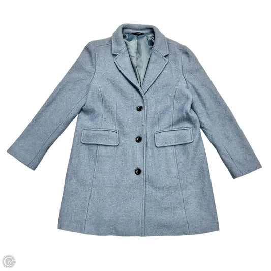 Coat Peacoat By Lands End In Blue, Size: Xlp