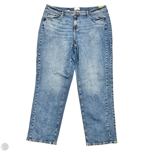 Jeans Straight By Lane Bryant In Blue Denim, Size: 24L