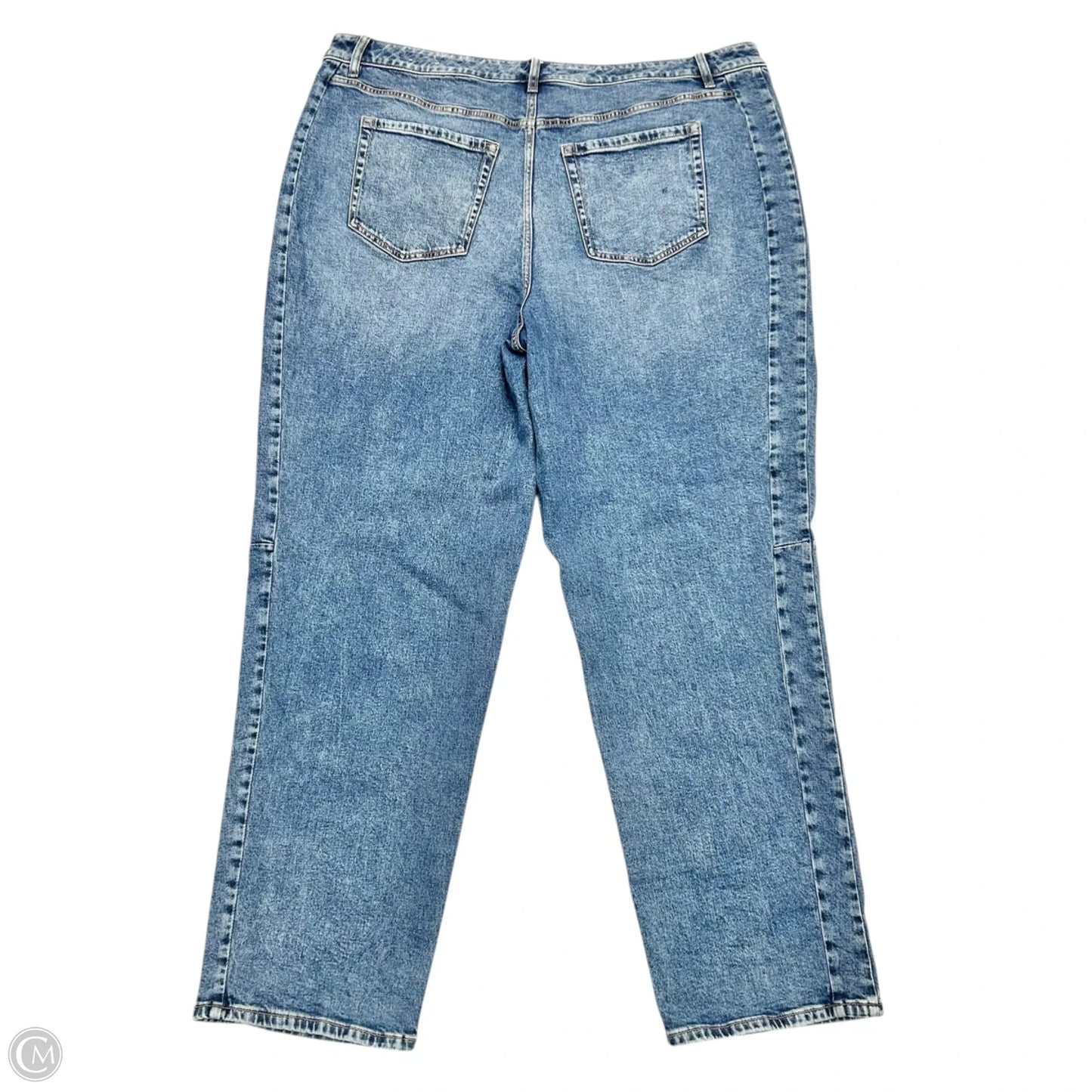 Jeans Straight By Lane Bryant In Blue Denim, Size: 24L