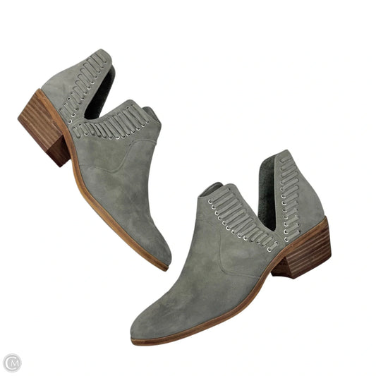 Boots Ankle Heels By Vince Camuto In Grey, Size: 9.5