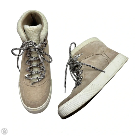 Shoes Sneakers By Marc Fisher In Tan & White, Size: 9.5