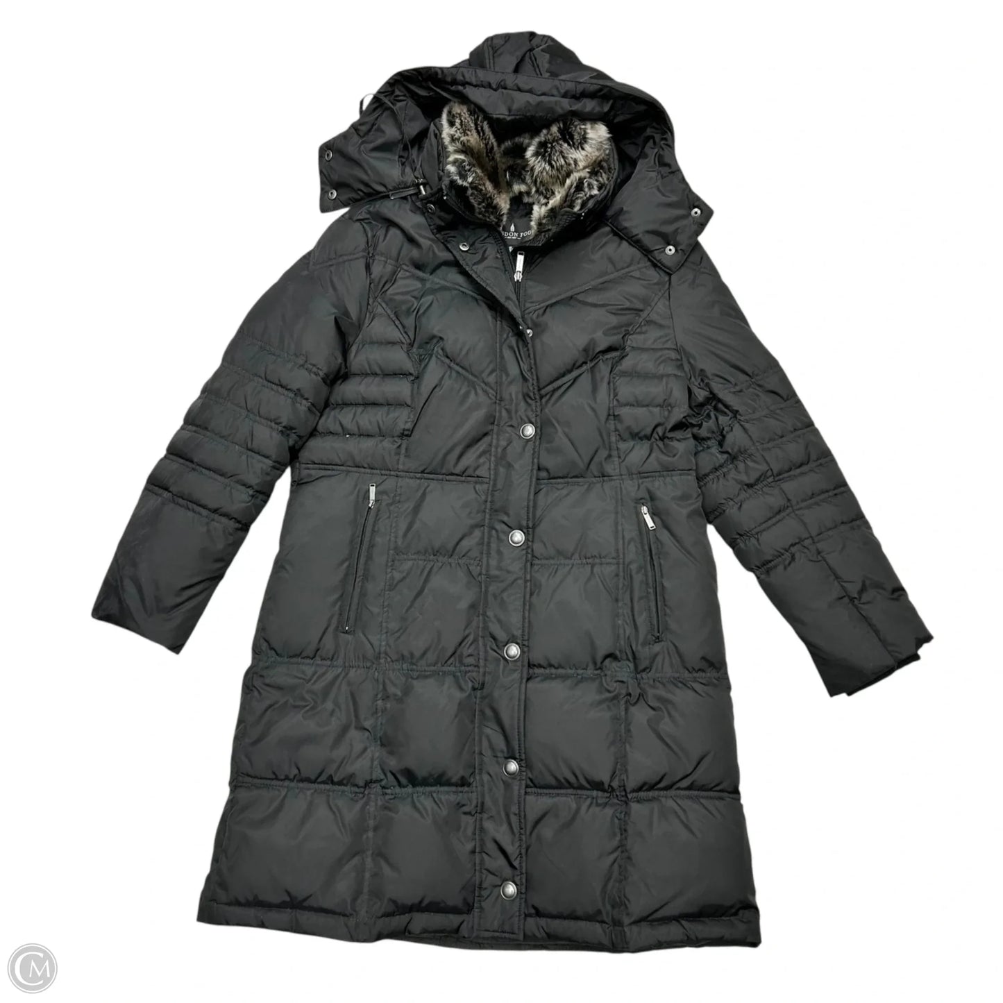 Coat Puffer & Quilted By London Fog In Black, Size: L