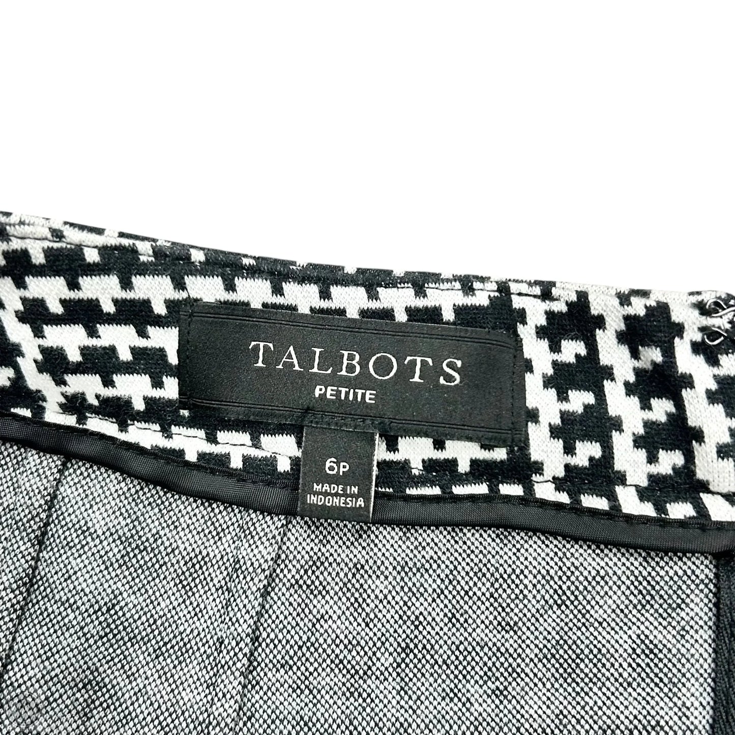 Skirt Midi By Talbots In Black & White, Size: 6p