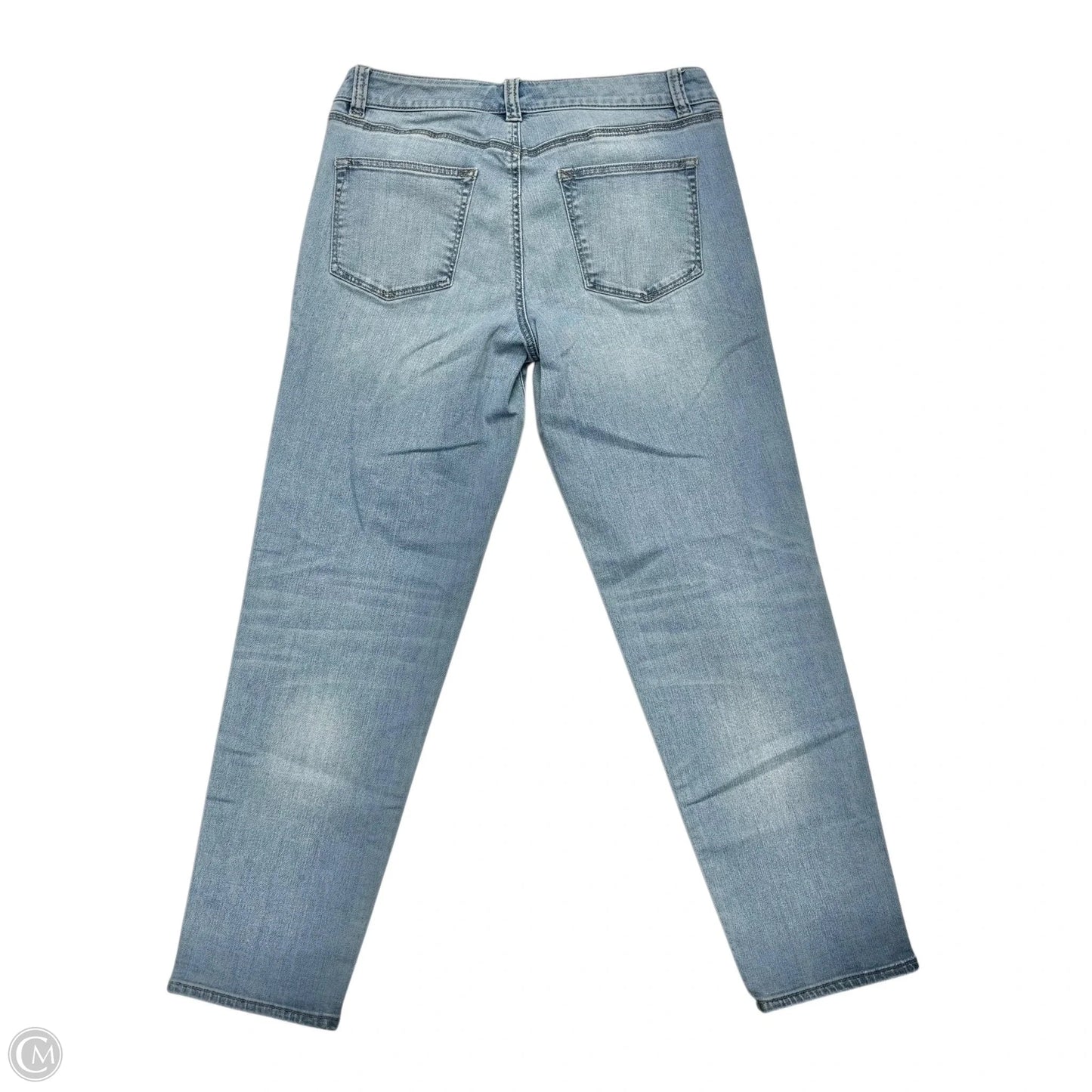 Jeans Straight By Talbots In Blue Denim, Size: 6