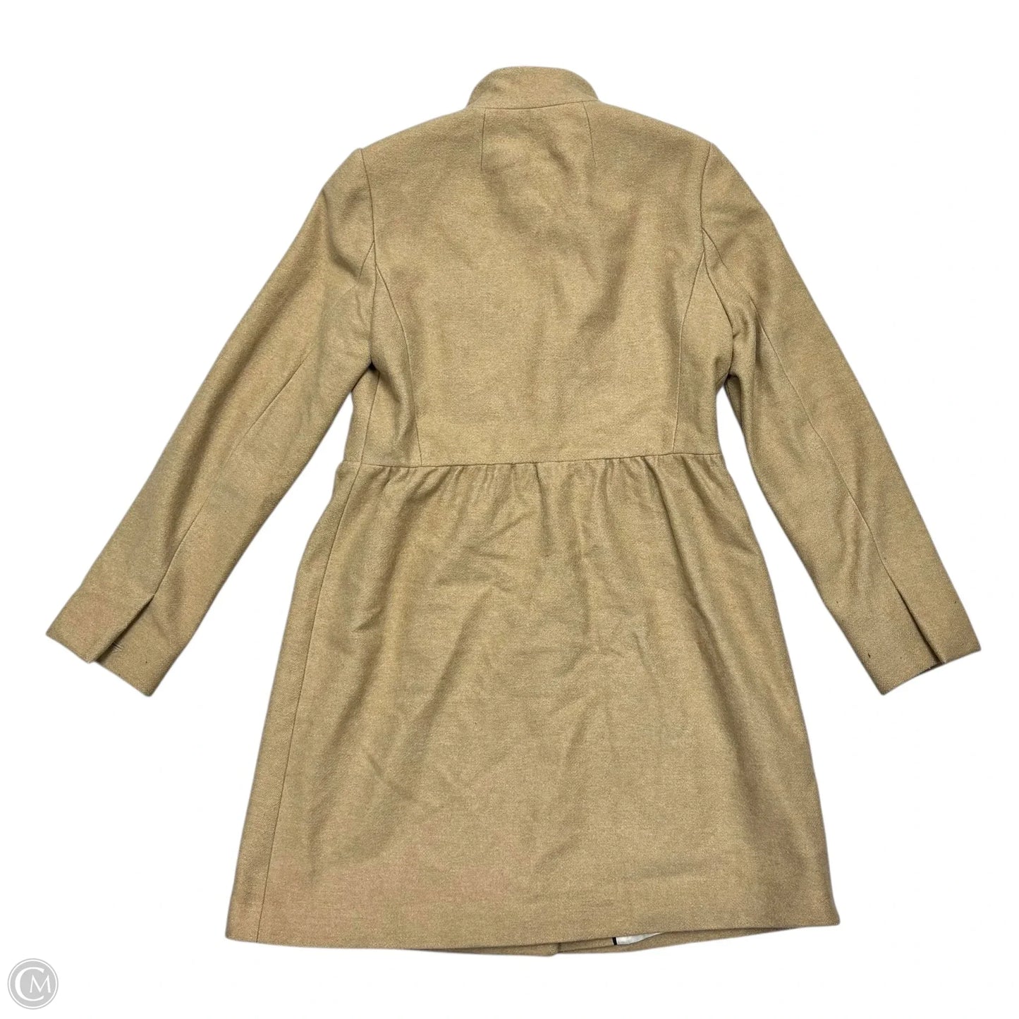 Coat Peacoat By Banana Republic In Tan, Size: M