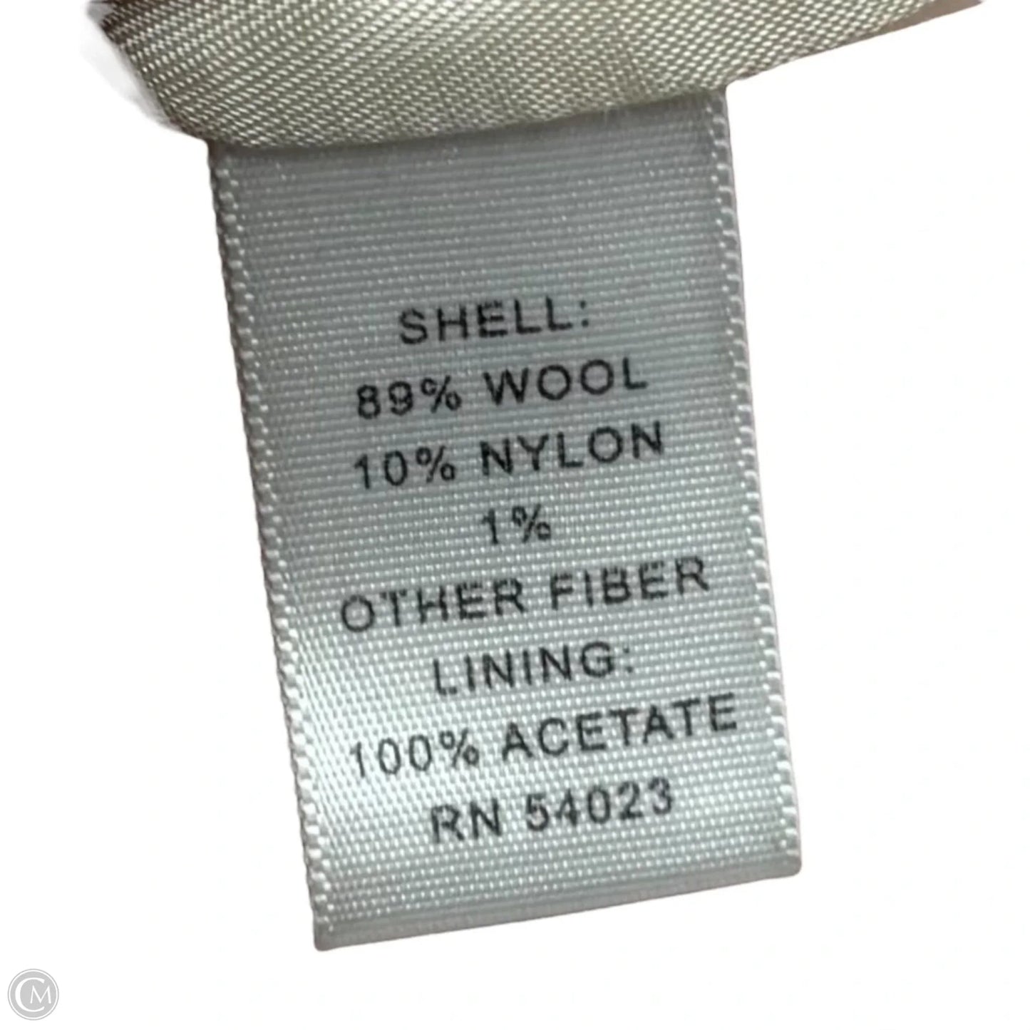 Coat Peacoat By Banana Republic In Tan, Size: M