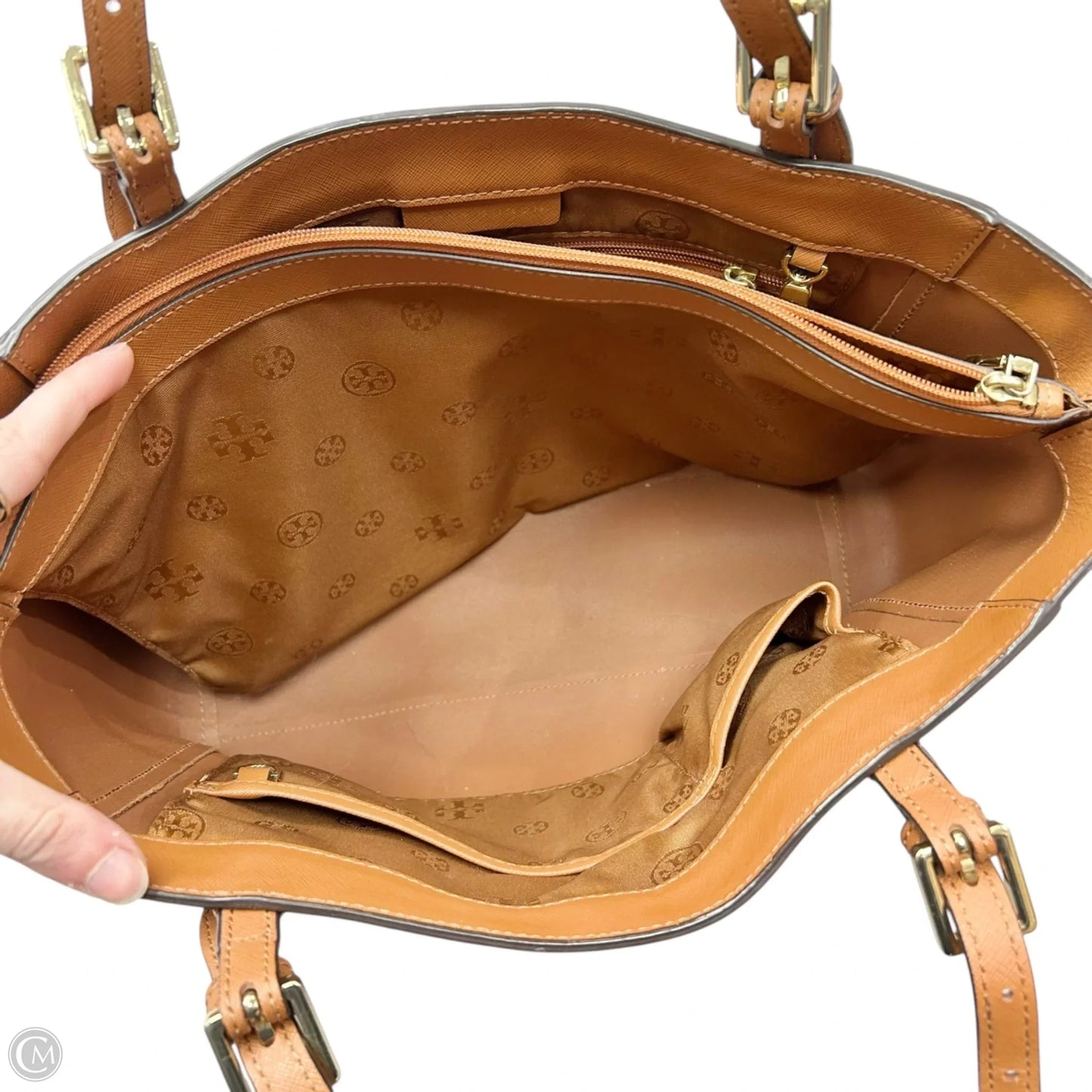 Handbag Designer By Tory Burch, Size: Medium