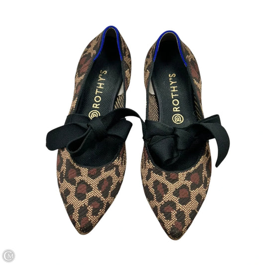 Shoes Flats By Rothys In Leopard Print, Size: 11