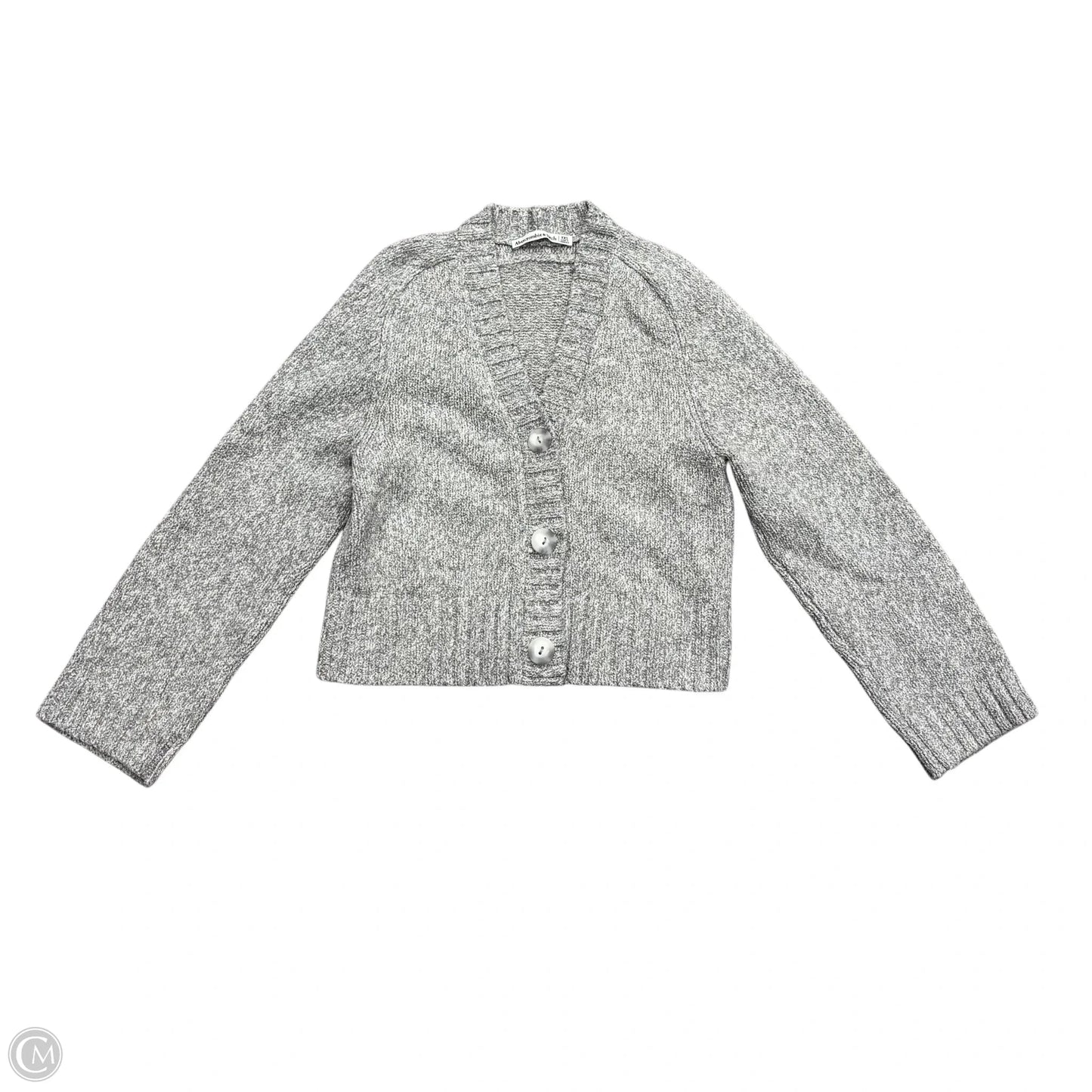 Sweater Cardigan By Abercrombie And Fitch In Grey, Size: Xxs
