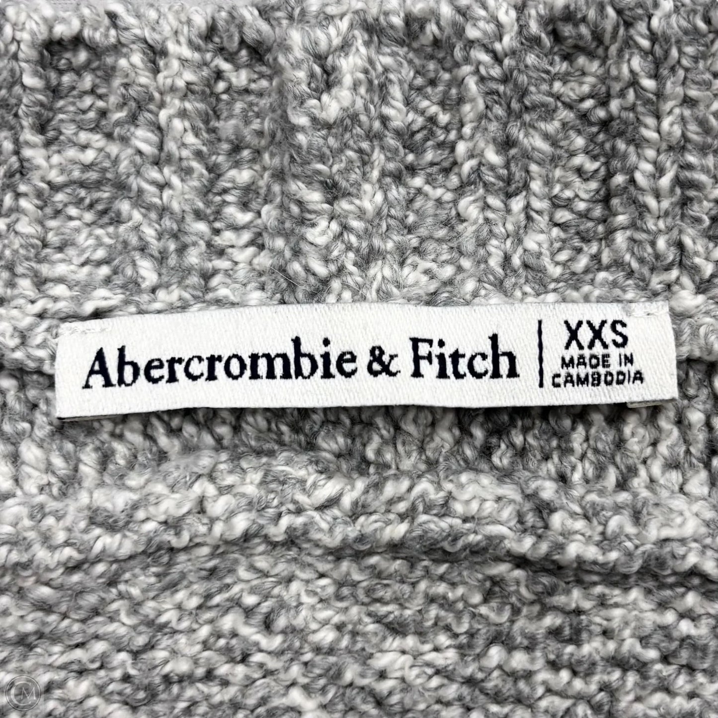 Sweater Cardigan By Abercrombie And Fitch In Grey, Size: Xxs