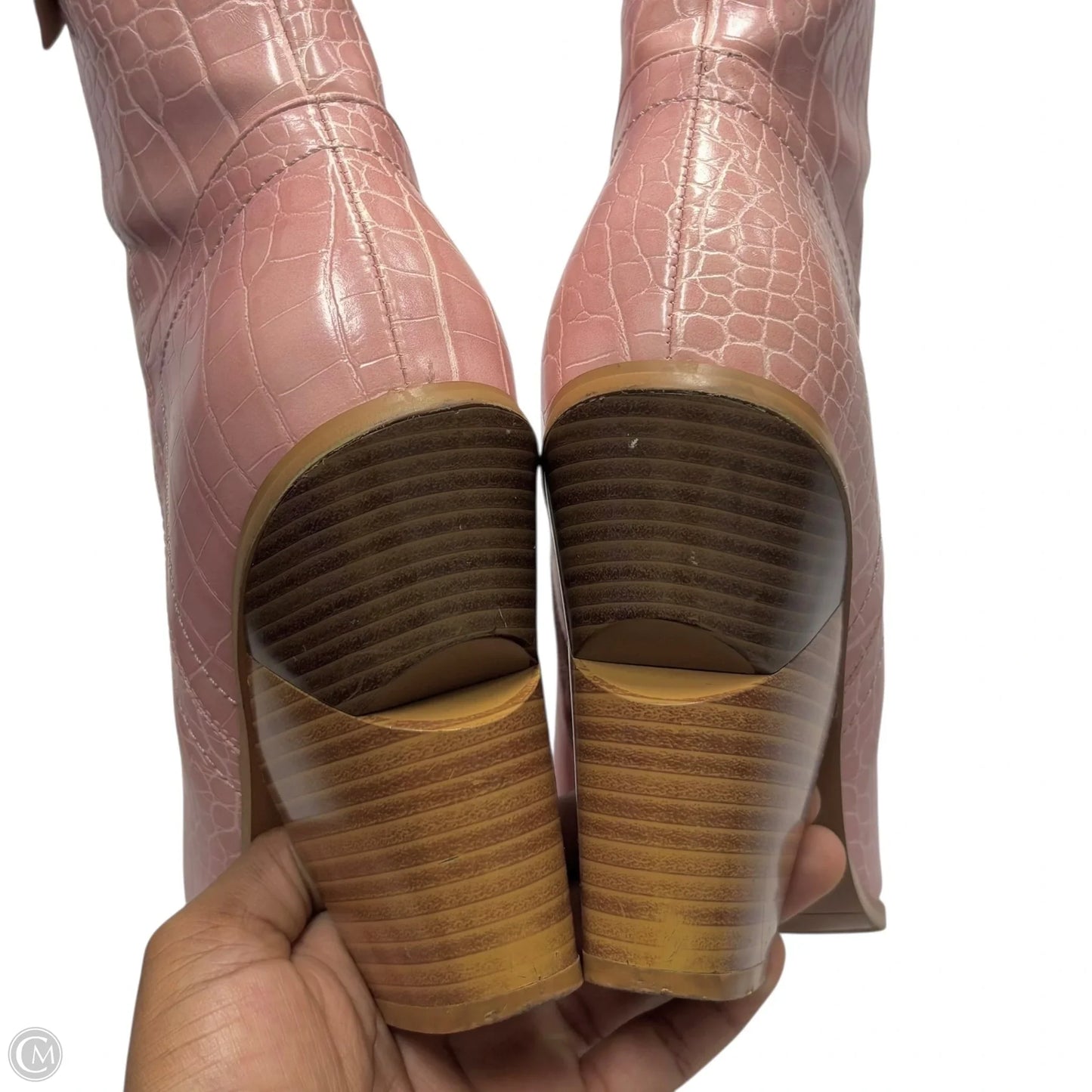 Boots Western By Fashion Nova In Pink, Size: 8.5