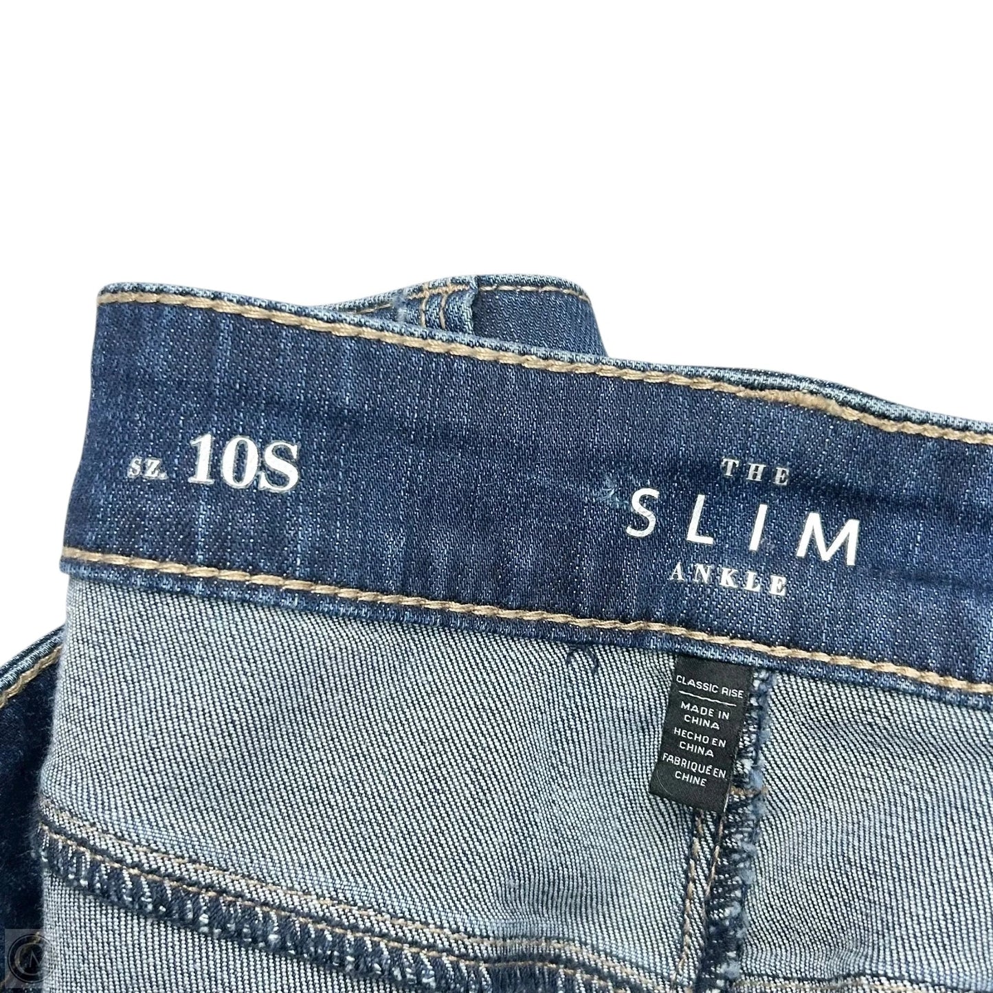 Jeans Straight By White House Black Market In Blue, Size: 10