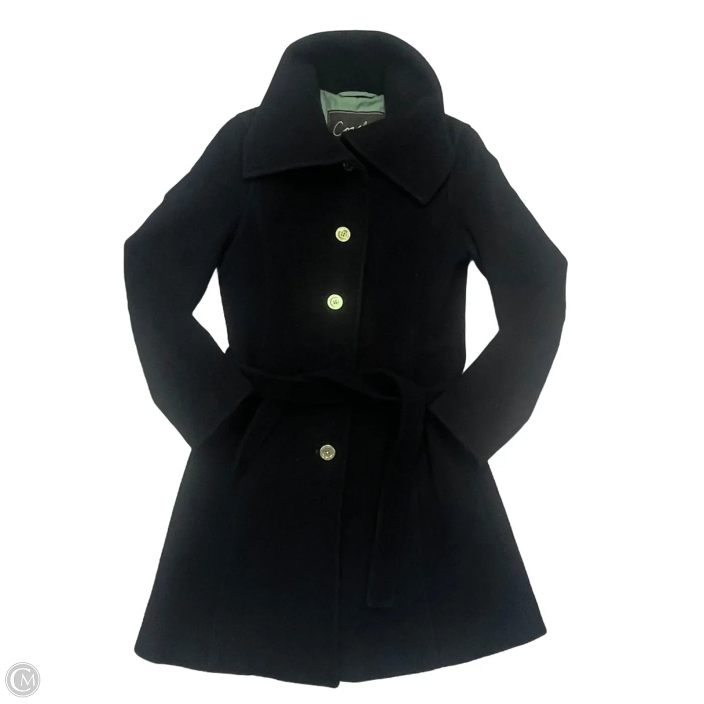 Coat Designer By Coach In Black, Size: S