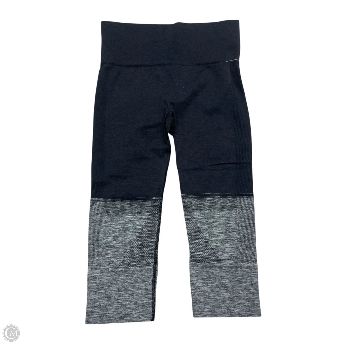 Athletic Leggings By Lululemon In Black & Grey, Size: S