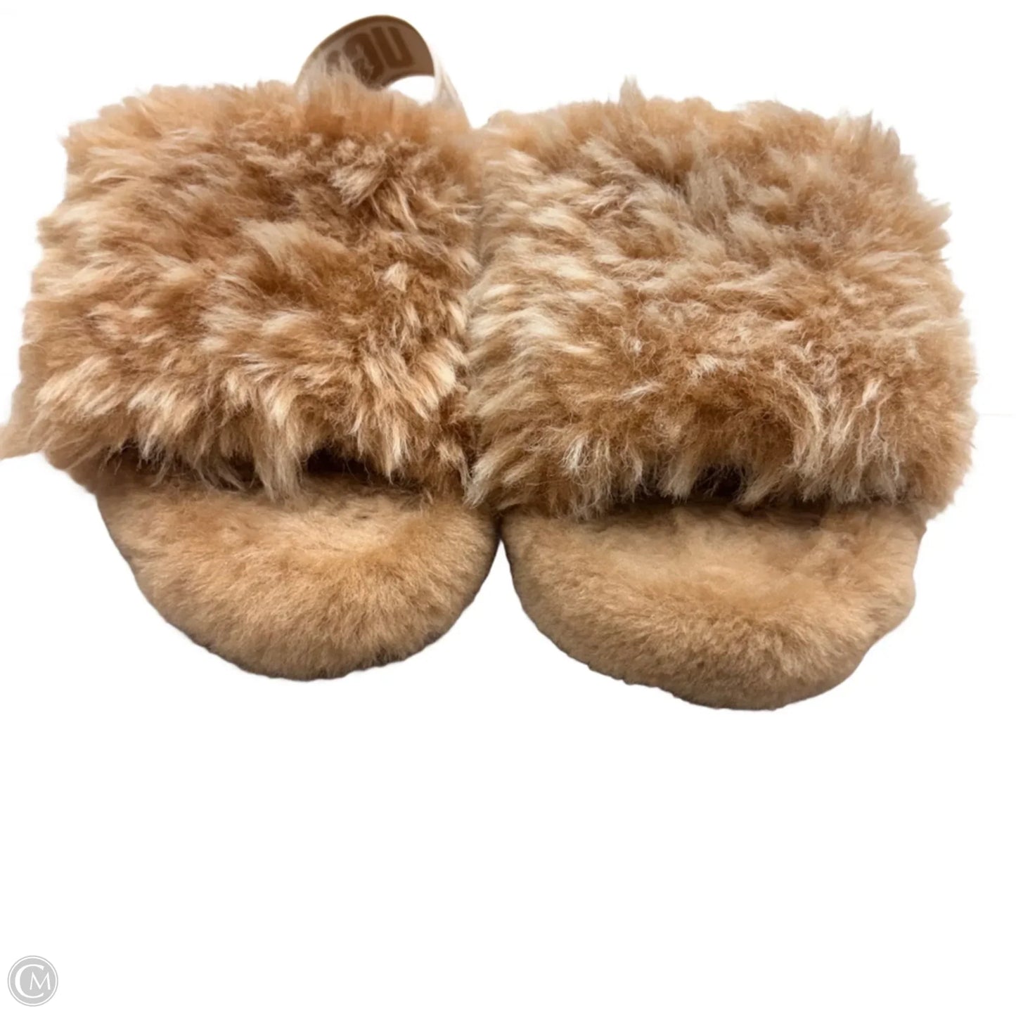 Slippers Designer By Ugg In Tan, Size: 8