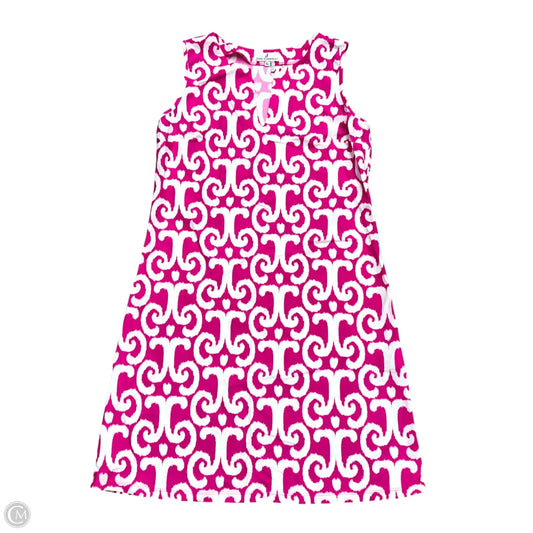 Dress Casual Short By Jude Connally In Pink & White, Size: L