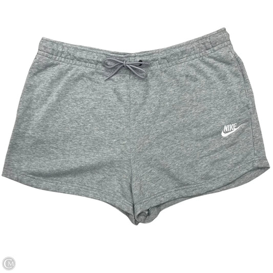 Athletic Shorts By Nike Apparel In Grey, Size: L
