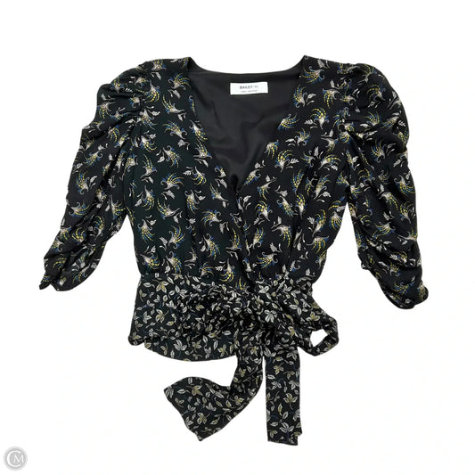 Blouse Short Sleeve By Bailey 44 In Black & White, Size: Xs
