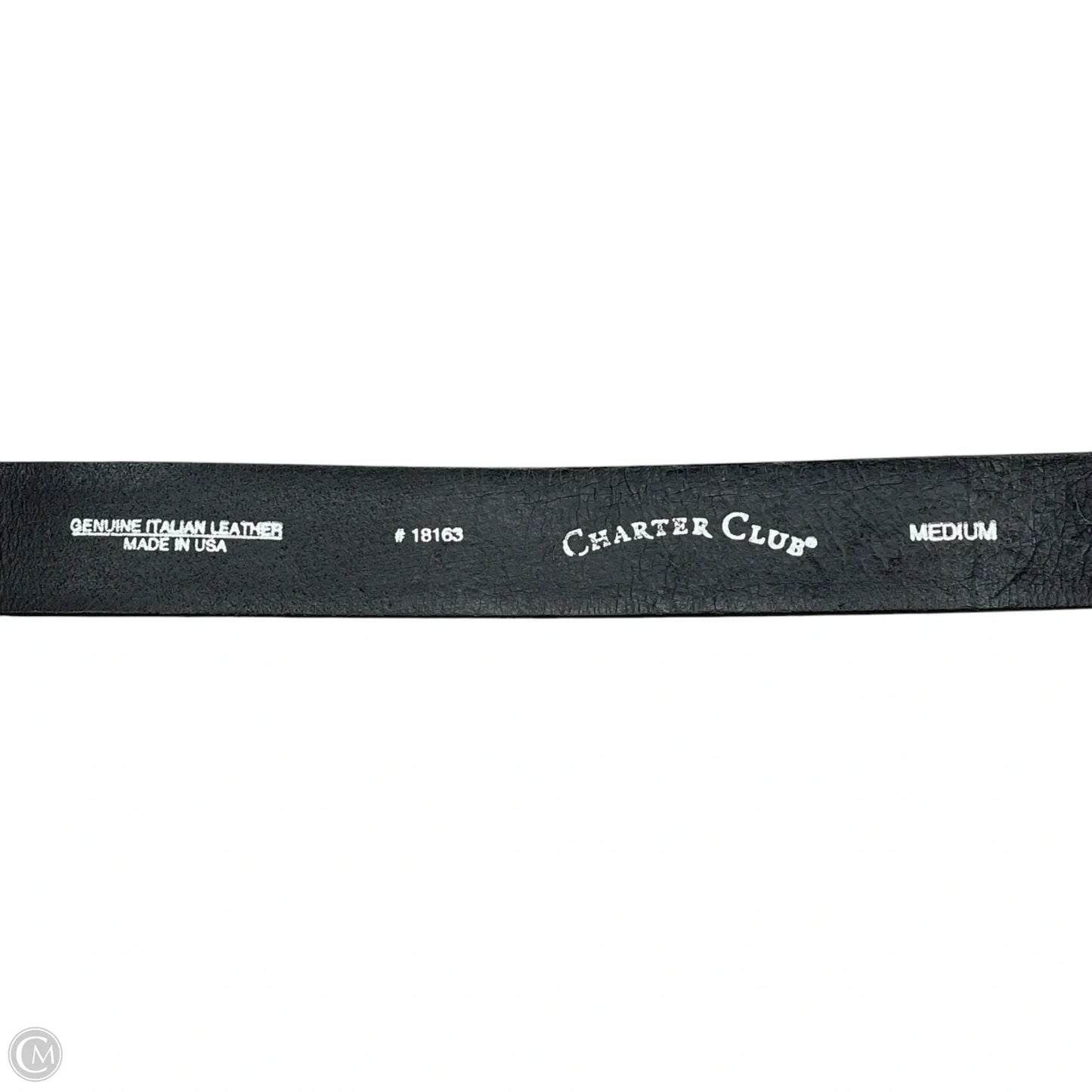 Belt Leather By Charter Club, Size: Medium
