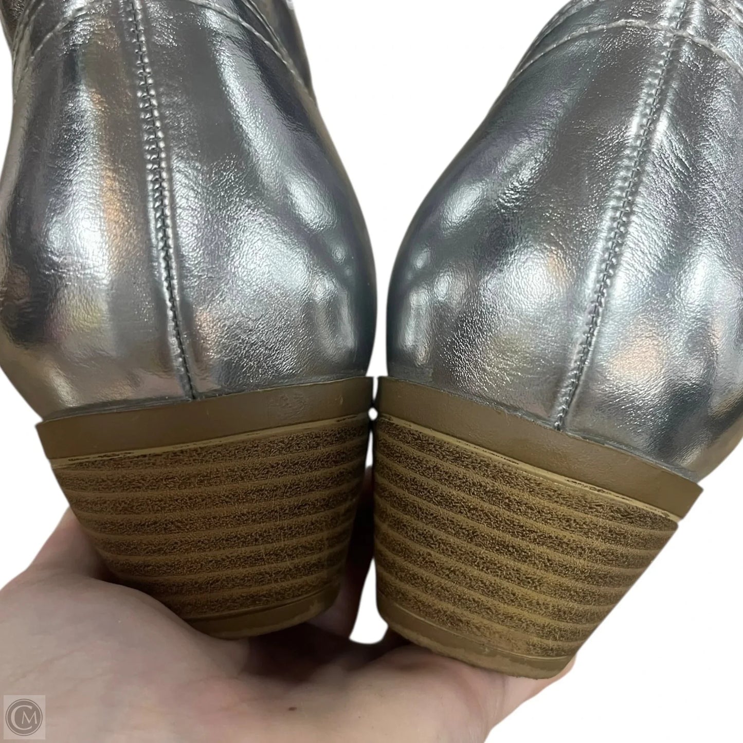 Boots Western By Dream Pairs In Silver, Size: 11