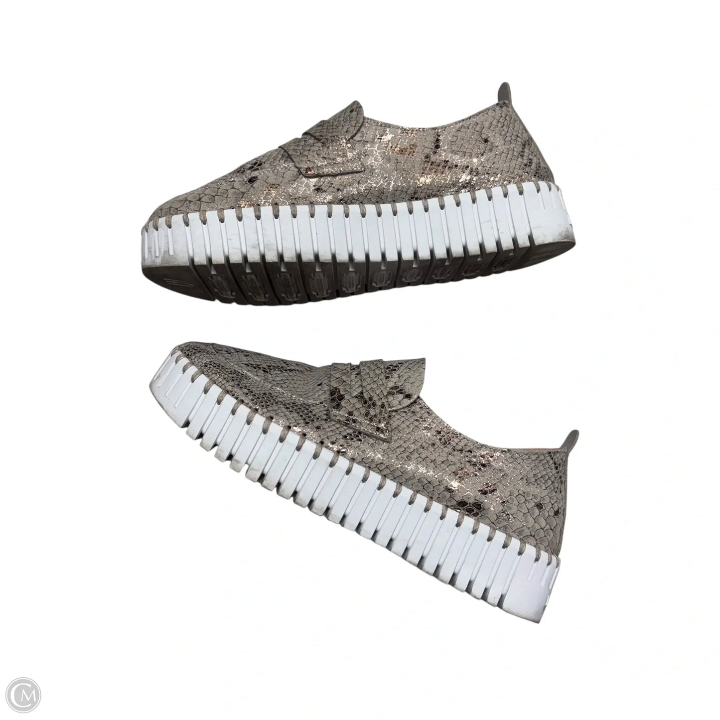 Shoes Sneakers By Ilse Jacobse In Snakeskin Print, Size: 6.5