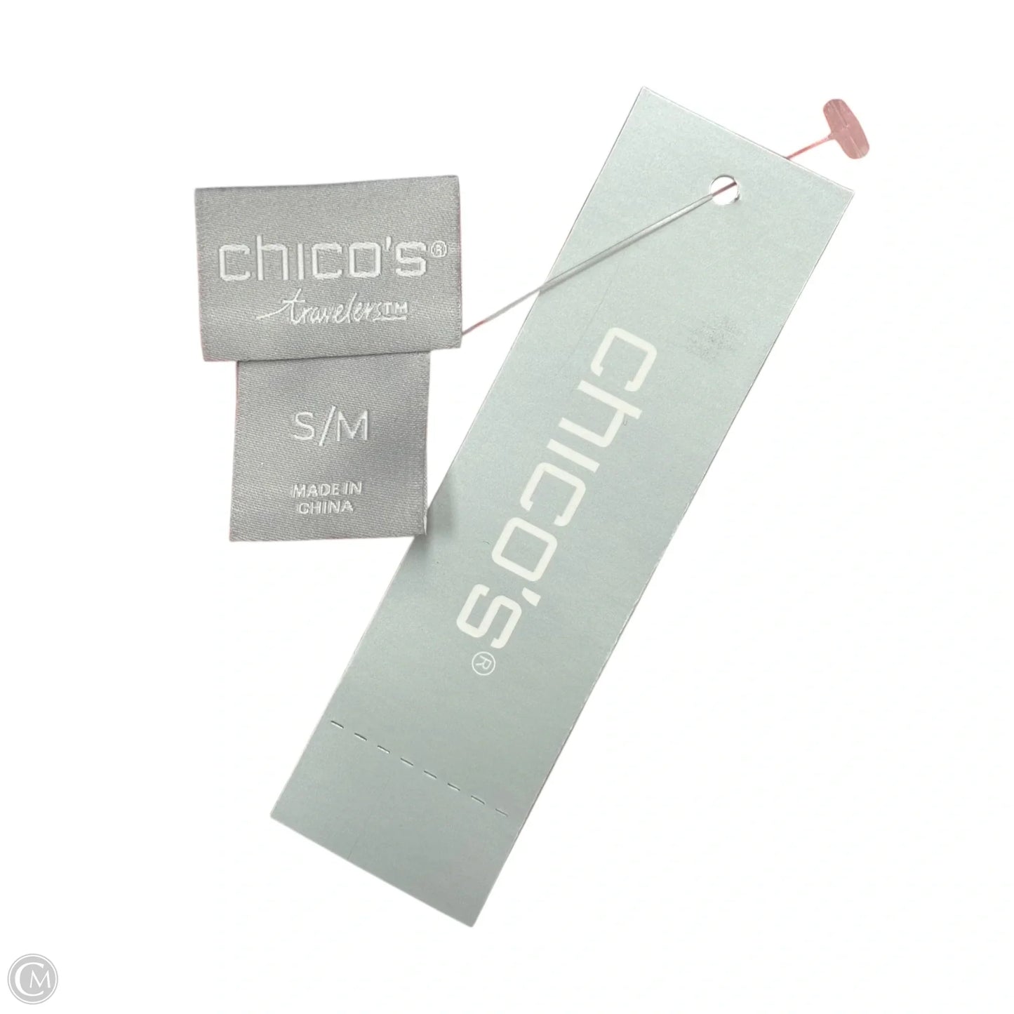 Cardigan By Chicos In Red & White, Size: S