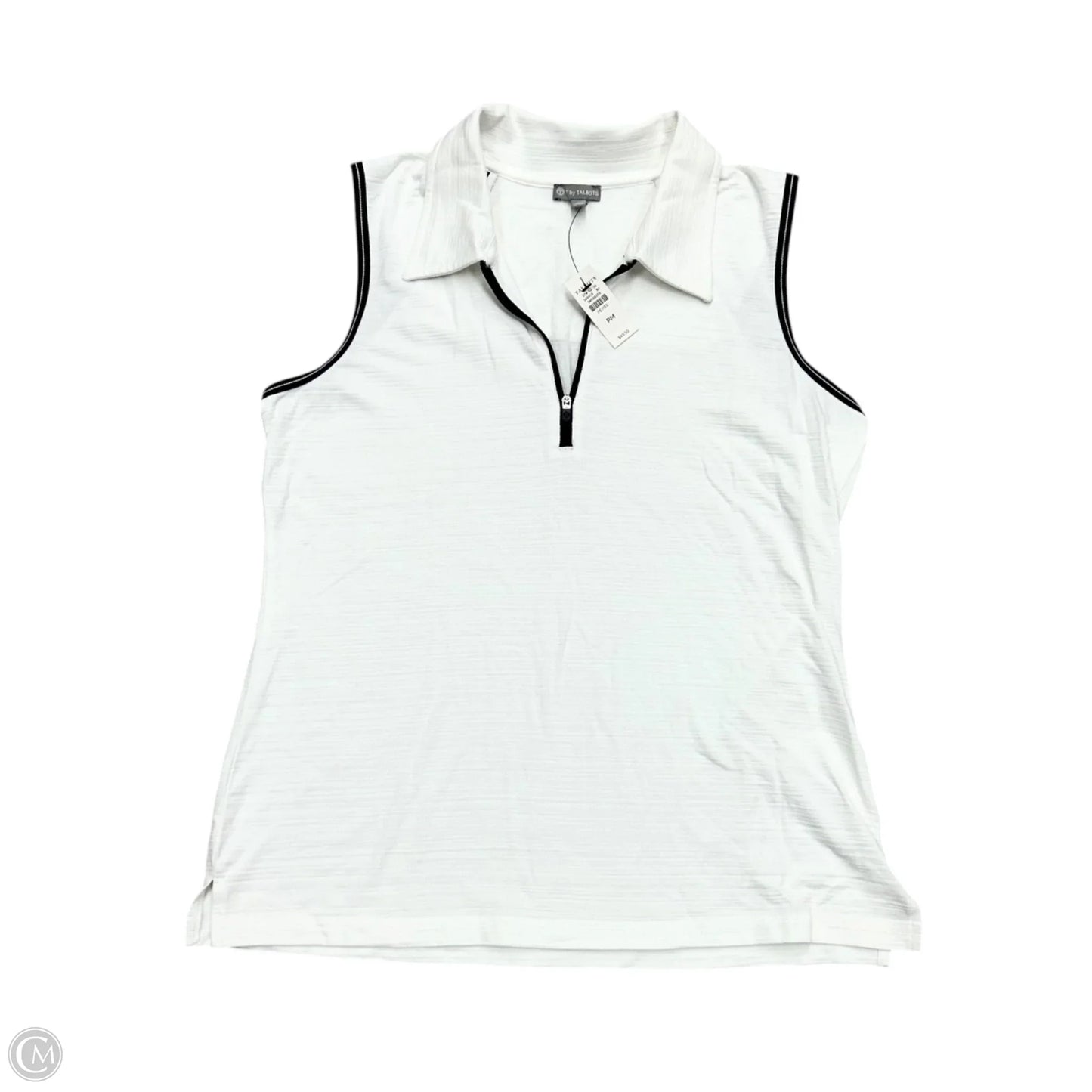 Top Sleeveless By Talbots In White, Size: Mp