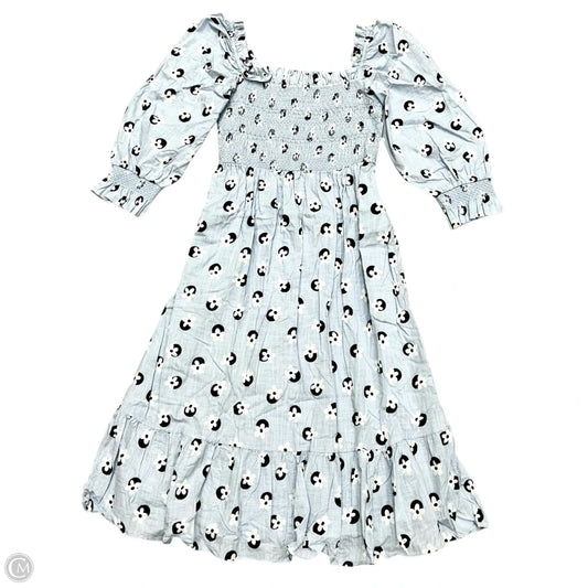 Dress Designer By Kate Spade In Blue & White, Size: M