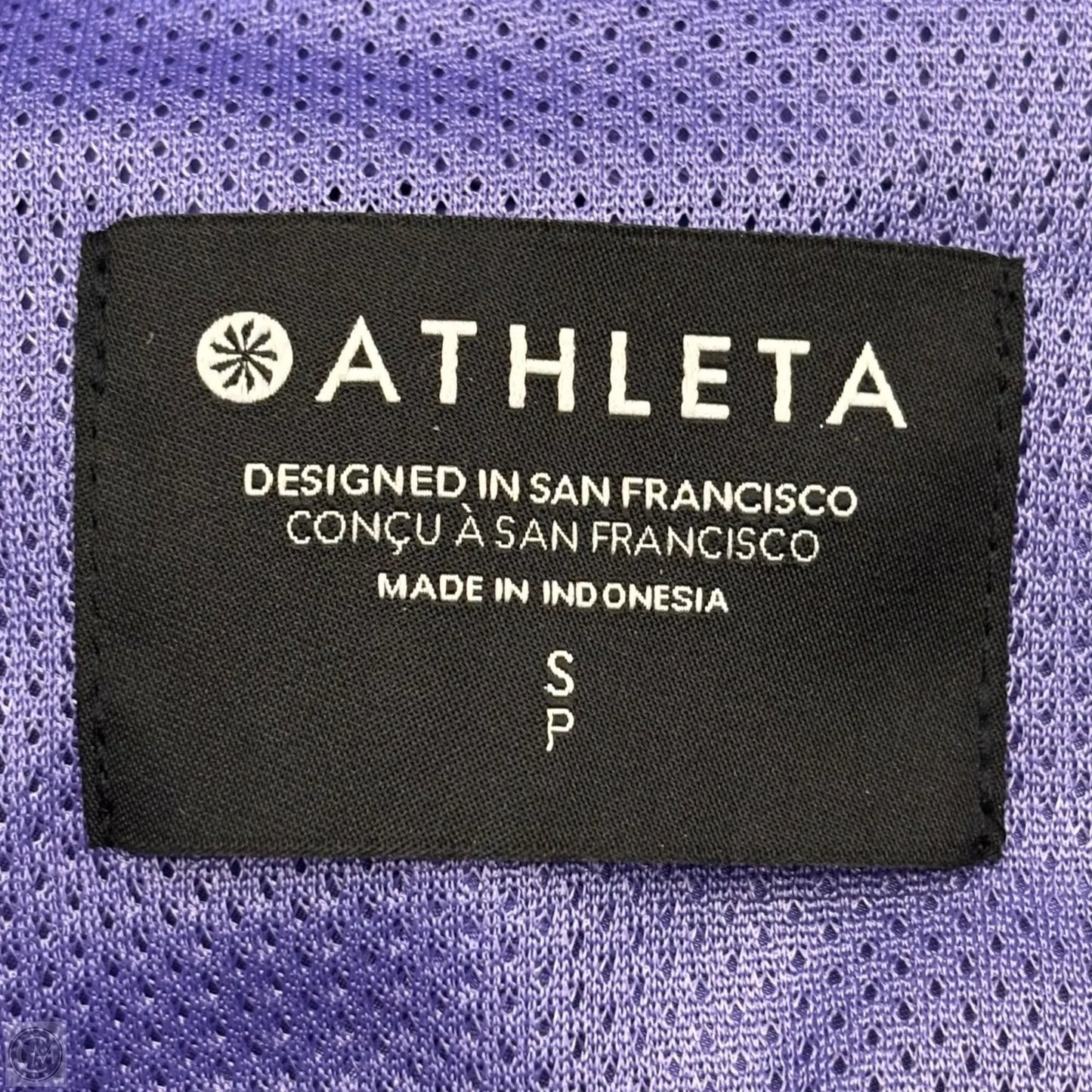 Athletic Jacket By Athleta In Purple, Size: S