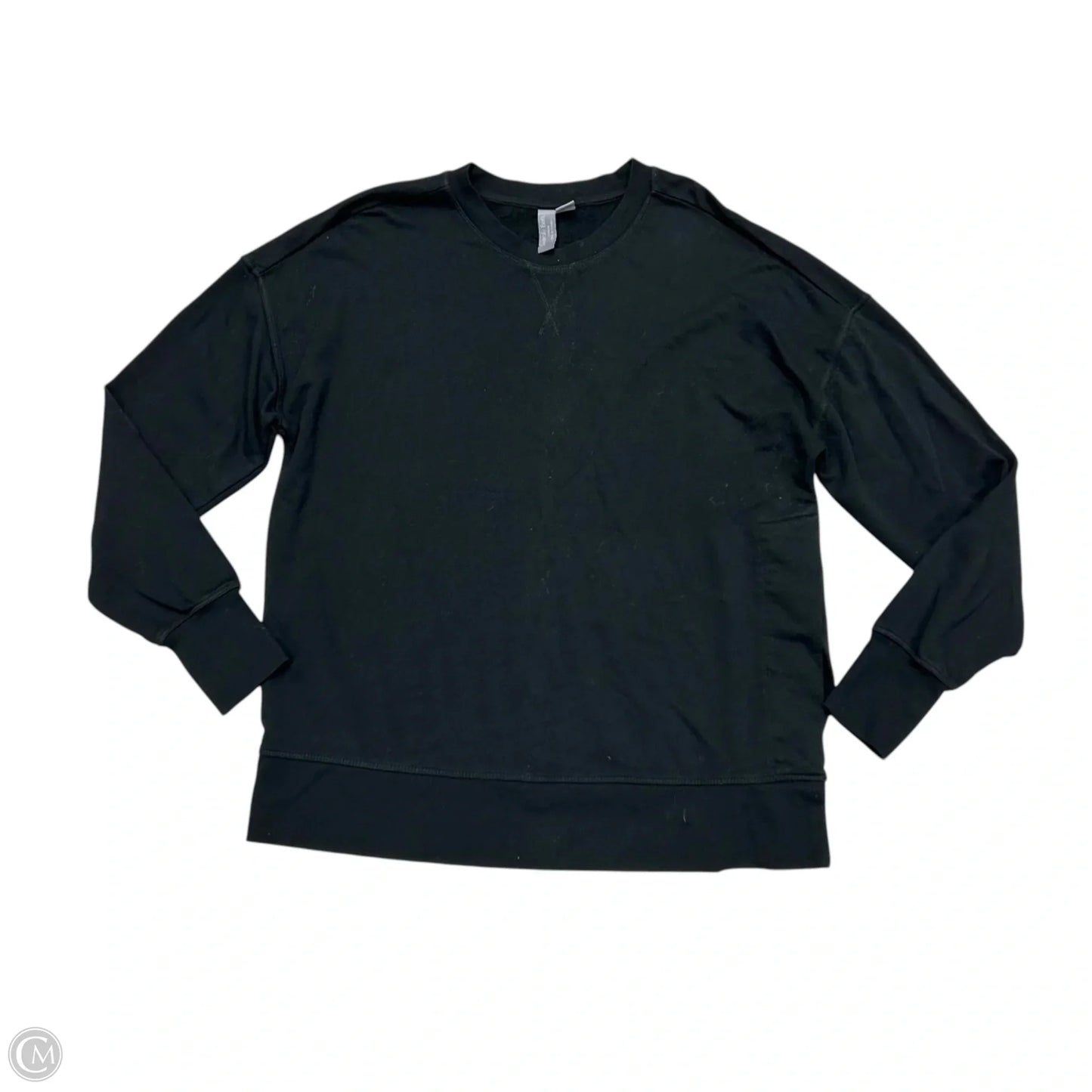 Athletic Sweatshirt Crewneck By Sweaty Betty In Black, Size: S