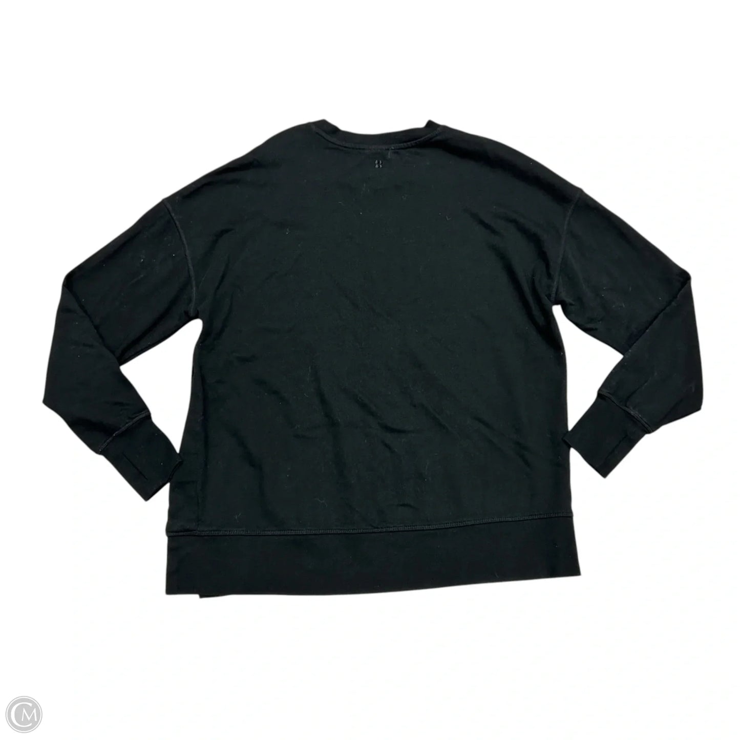 Athletic Sweatshirt Crewneck By Sweaty Betty In Black, Size: S